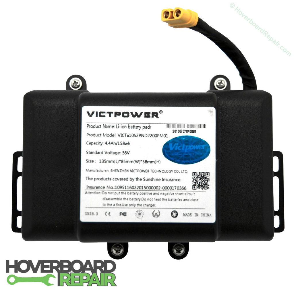 Hoverboard Battery Replacement (Samsung Cells, Black Plastic)